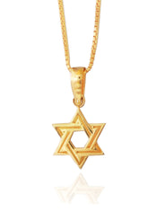 תליון מגן דוד זהב